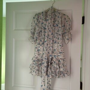 Loveshack fancy floral dress never worn